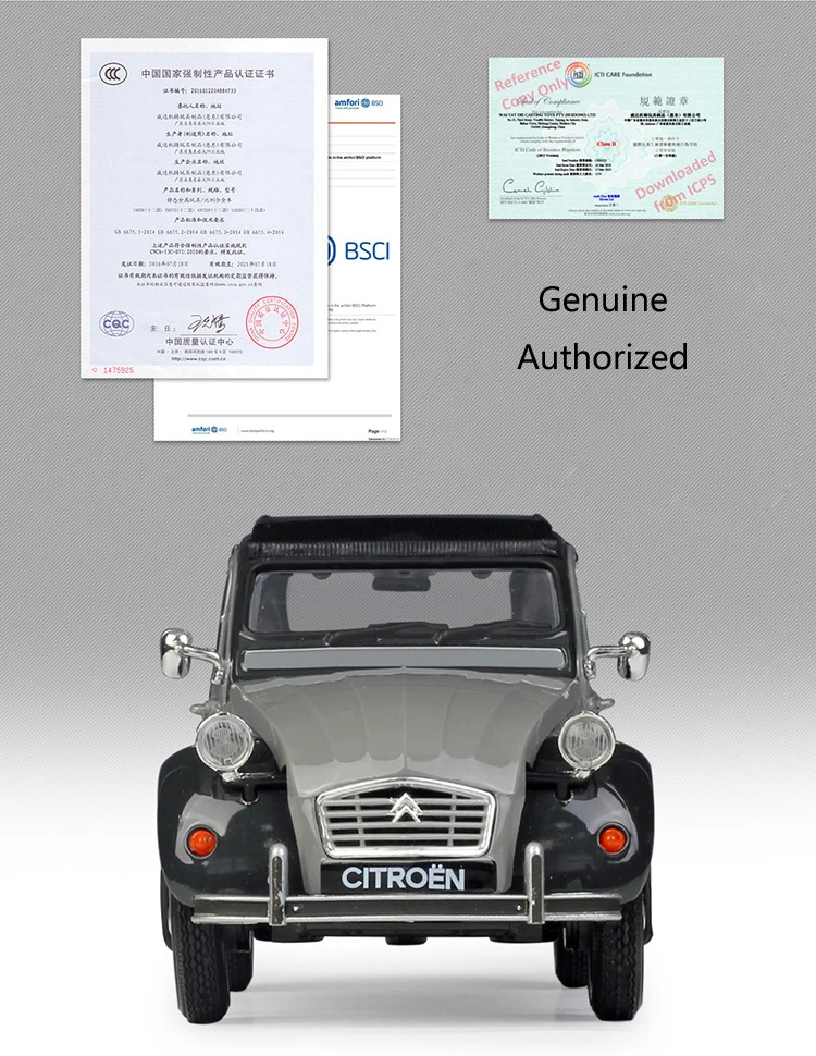 WELLY Модель автомобиля литья под давлением 1:24 Масштаб CITROEN 2CV 6 Charleston классический сплав автомобиль игрушка автомобиль металлическая игрушка автомобиль для детей Коллекция подарков