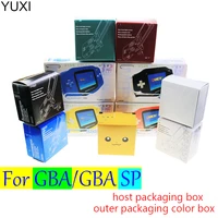 yuxi 1pcs for gba game console packing boxes for gameboy advance sp gba sp protector box packing carton