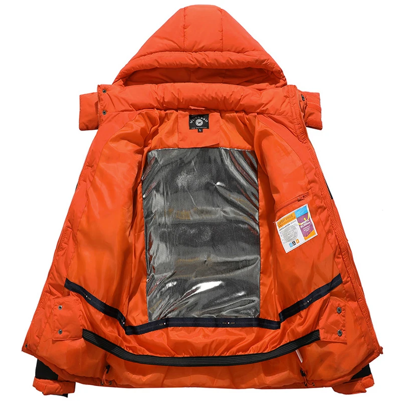 Winter parka men Hooded Jackets Mens Thicken Solid color Splicing clothing warm down jacket youth coats men's casual coat 2236