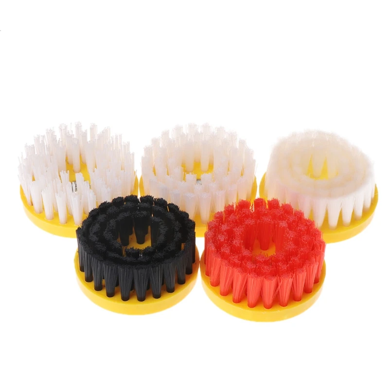 

Dia 80mm Black Drill Power Scrub Clean Brush Leather Plastic Wooden Furniture