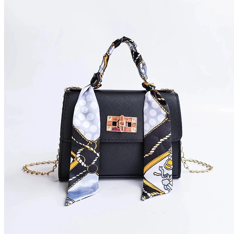 

Women's Fashion Lychee Pattern Lock Top-Handbags European American Large Capacity PU Shoulder Messenger Bags