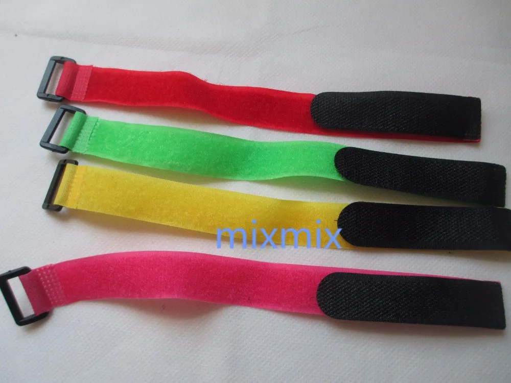 Fixmee 10 шт./лот нейлоновый волшебный ремешок Lipo аккумулятор 2*20 см ленточная