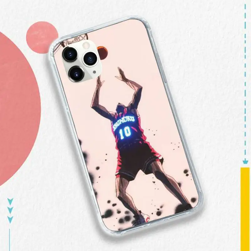 

Japanese Anime Slam Dunk Rubber Phone Case for iPhone 11 12 pro XS MAX 8 7 6 6S Plus X 5S SE 2020 XR
