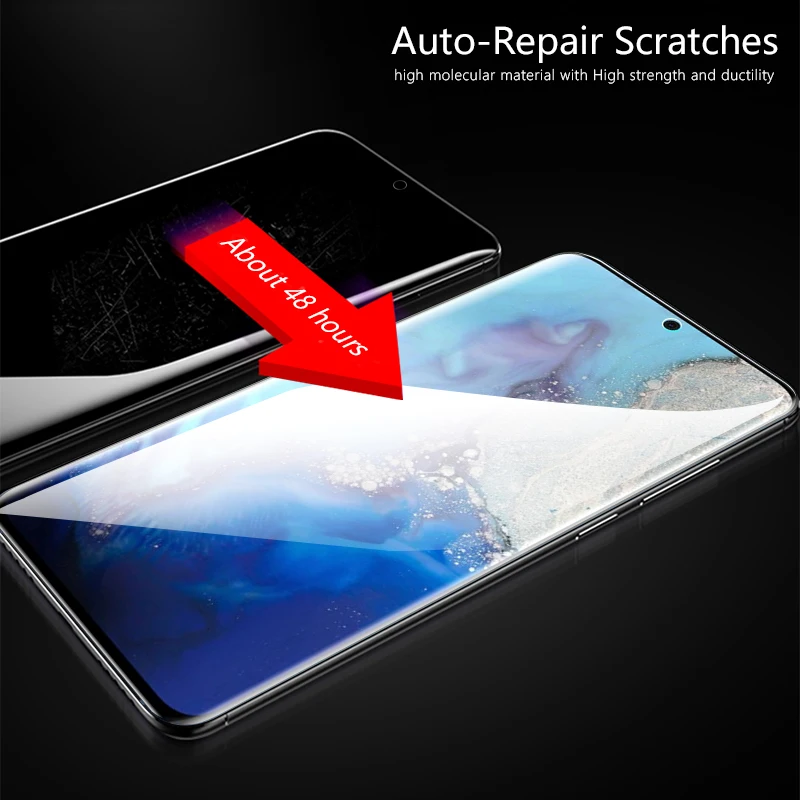 CHYI 3D Curved Film For Samsung galaxy S20 Ultra Screen Protector S20plus Full Cover nano With Installation Tools Not Glass | Мобильные