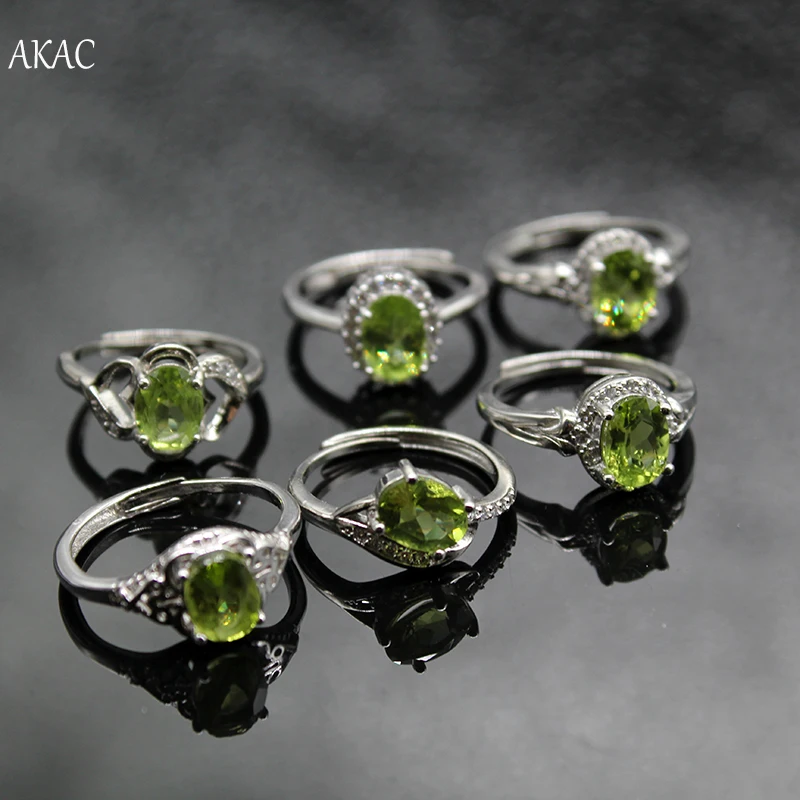 3 шт./компл. approx6 * 8 мм Оптовая Продажа Akác натуральный Перидот белый медный