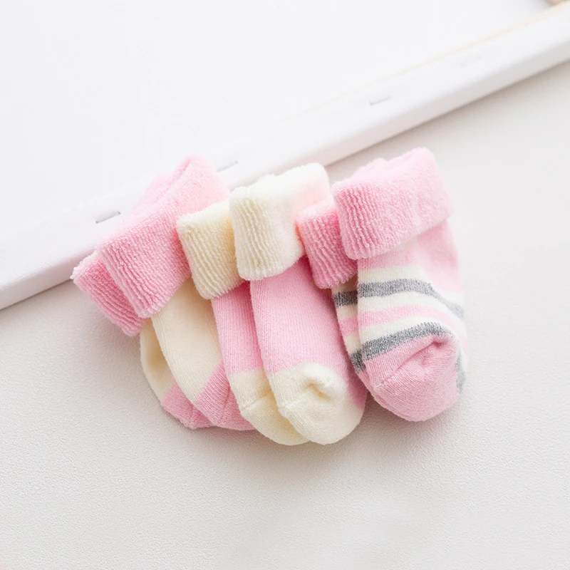 3 pairs1 5 pairs /3 Pairs Baby Warm Winter Girl 0-24 Boy for Socks Birthday Gift Infant Newborns Baby Socks Socks Months Socks - Цвет: 3 pairs1