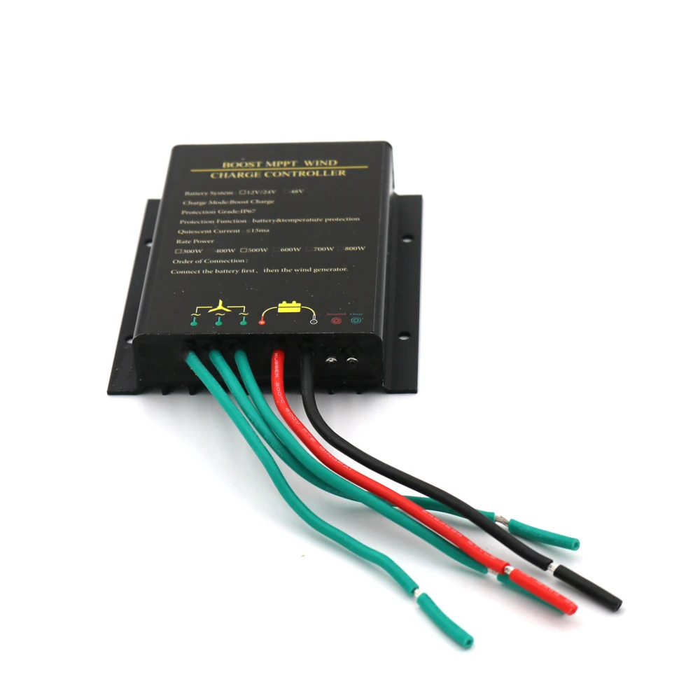 300 Вт 600 800 Boost MPPT Контроллер заряда ветрогенератор 12 В 24 в 48 Регулятор мощности