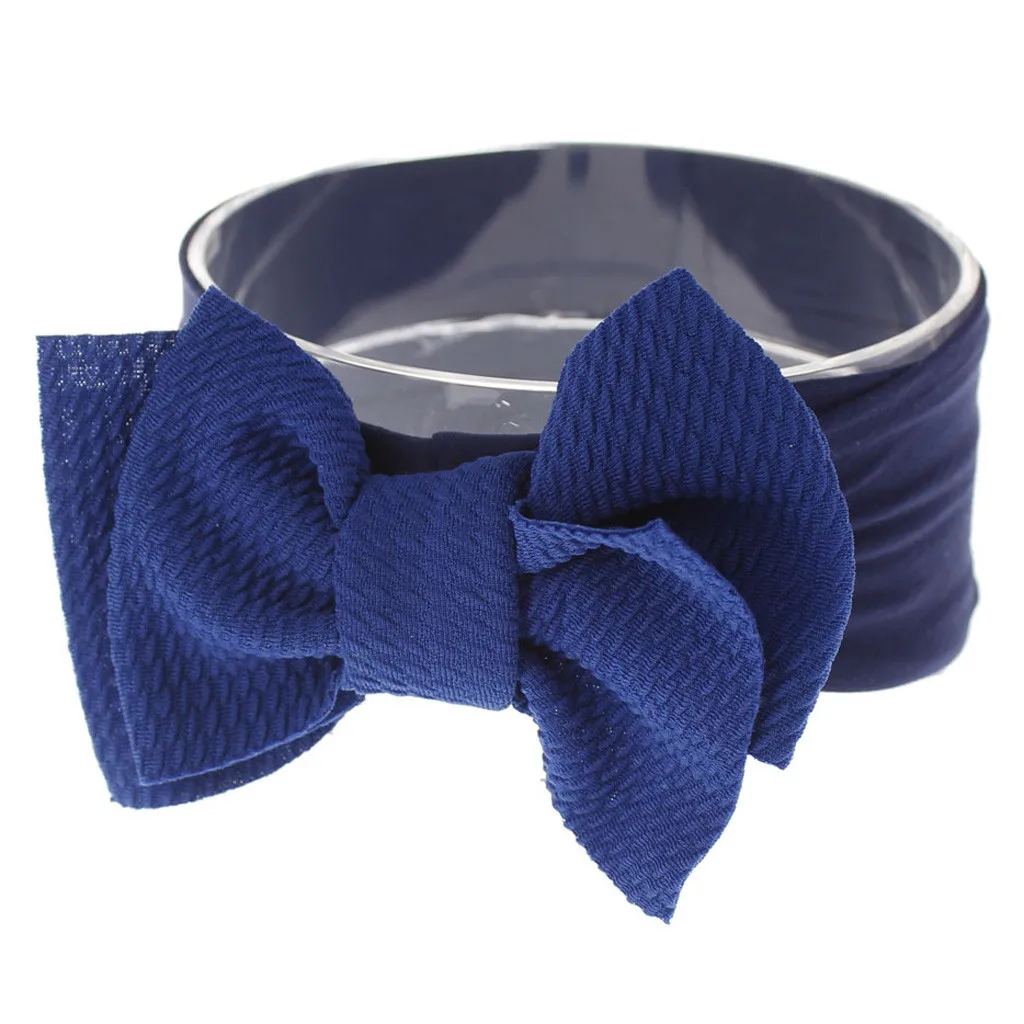 

Baby Accessories 1Pc Baby Toddler Girl Bowknot Headband Stretch Hairband Headwear Hair Bands