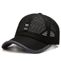 mens womens visor caps mesh breathable summer baseball caps fishing running golf hat for men women