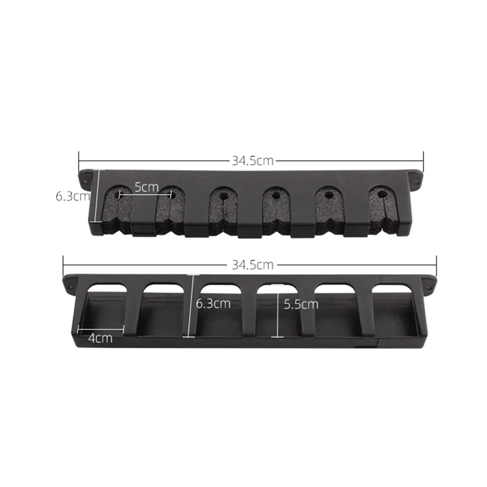 

Fishing Rods Display Rack 6-rod Rack Booms Fishing Pole Holder Tackle Wall Fishing Rod Storage Stand Supporting Fixed Frame