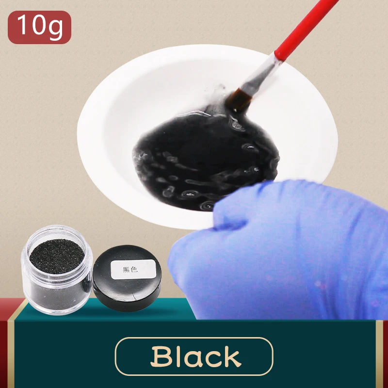 10 г акриловая краска пигмент для ткани черная одежды пера бамбука яиц. Исправить