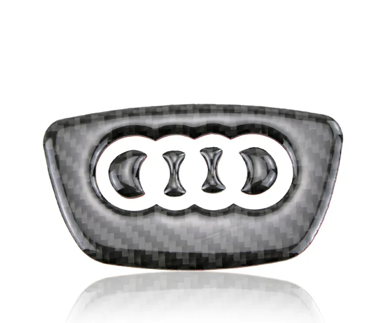 Для Audi A1 A3 A5 A4 A6 A7 A8 S3 S4 S5 S6 S7 Q3 Q5 Q7 TT углеродное волокно руль эмблема 3D автомобиля наклейки Средства для укладки волос