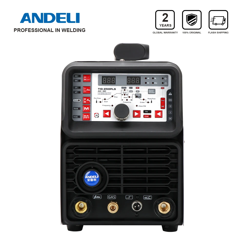 ANDELI 110/220 В переменного тока постоянного для аргонодуговой сварки TIG 250PLS сварочный