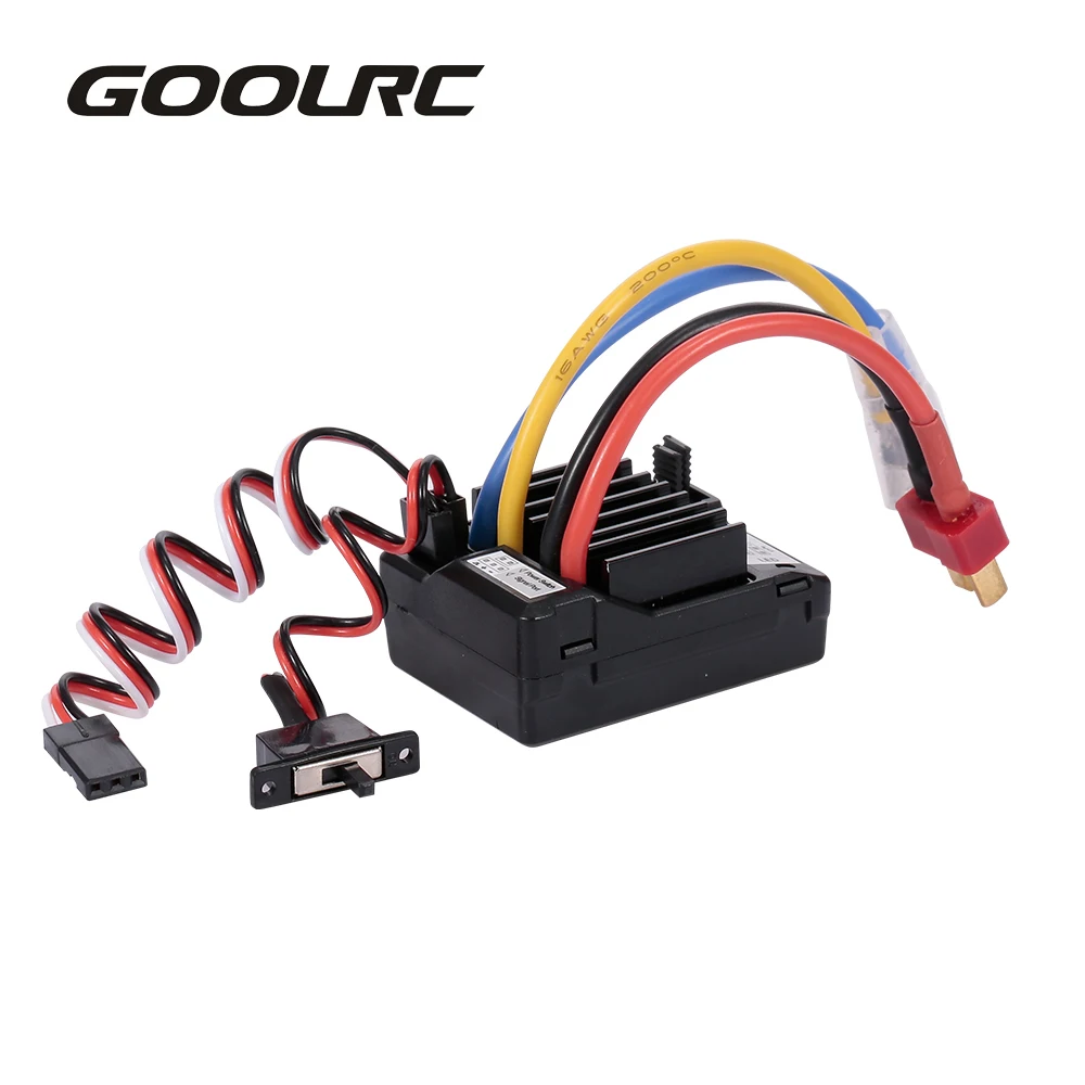 GOOLRC водонепроницаемый контроллер скорости ESC 60A для 1/10 RC автомобилей