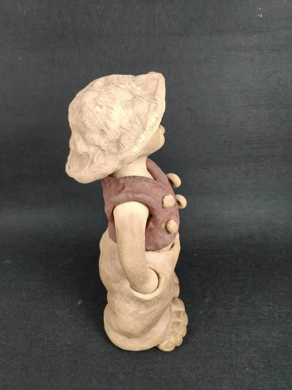 Ceramic doll clay sculpture birthday gift Christmas | Дом и сад