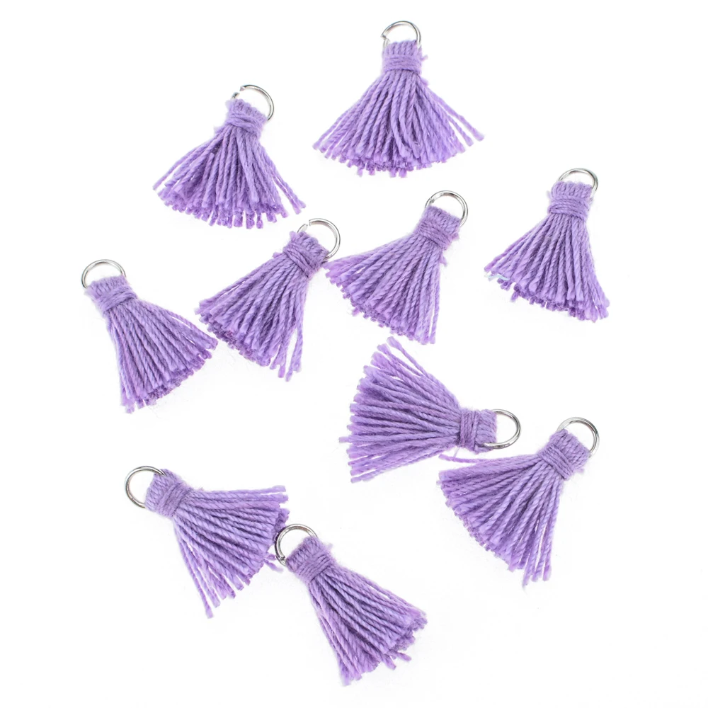20 шт./лот Разноцветные Мини Подвески ручной работы с кисточками для изготовления