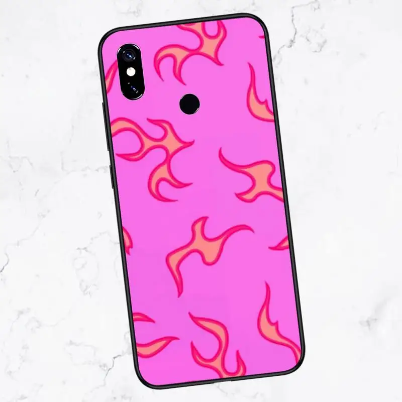 

Fashion Flame Pattern Phone Case For Xiaomi Mi A1 A2 5 6 6PLUS 8 9 SE Lite MIX 2 2S MAX 2 3 Pocophone F1
