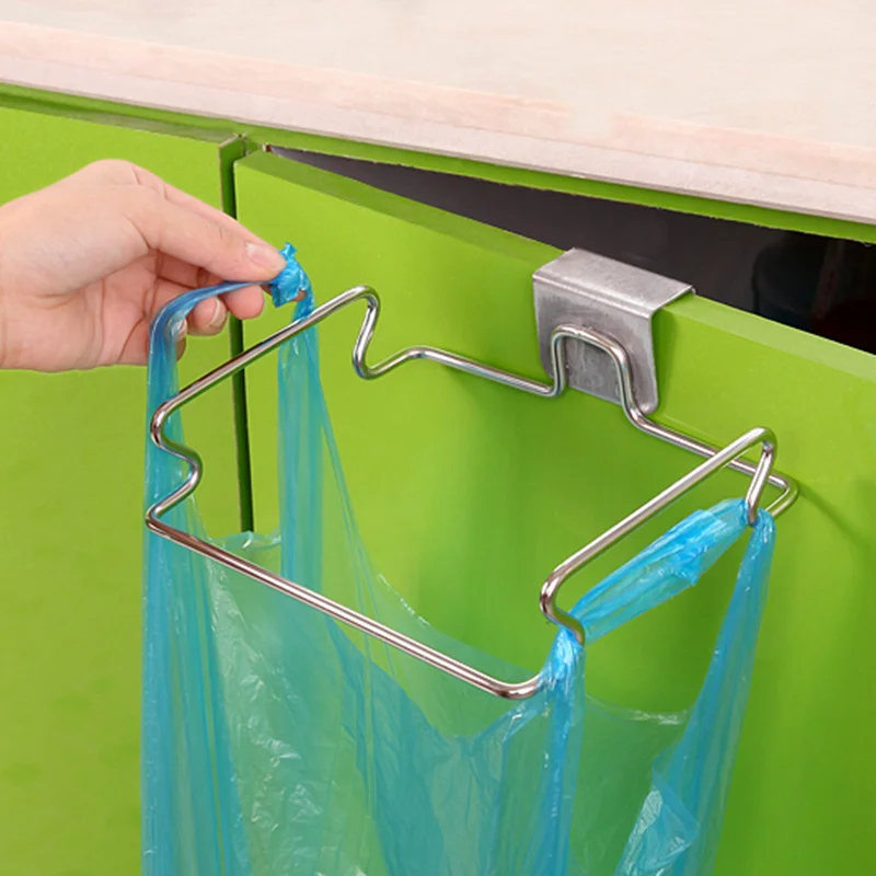 Держатель для кухонного мусорного мешка из нержавеющей стали дверная вешалка
