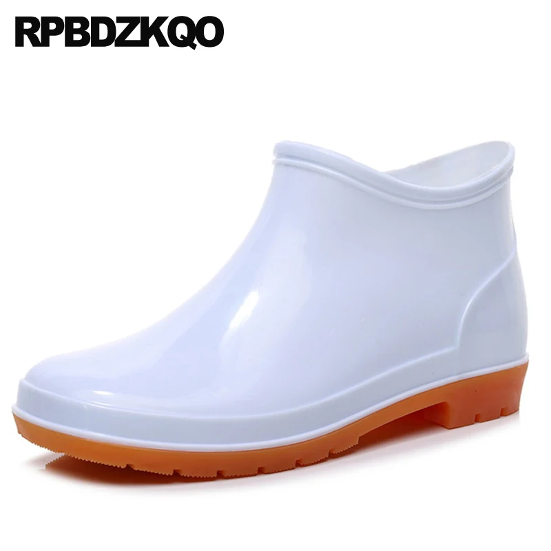 обувь резиновые сапоги дешево водонепроницаемый 2018 осень галоши мужская Плюс