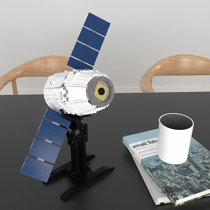 

MOC Space War Station Saturn Dragon Rocket Building Blocks Citys Shuttle Satellite Astronaut Figure Man Bricks Set Children Gift