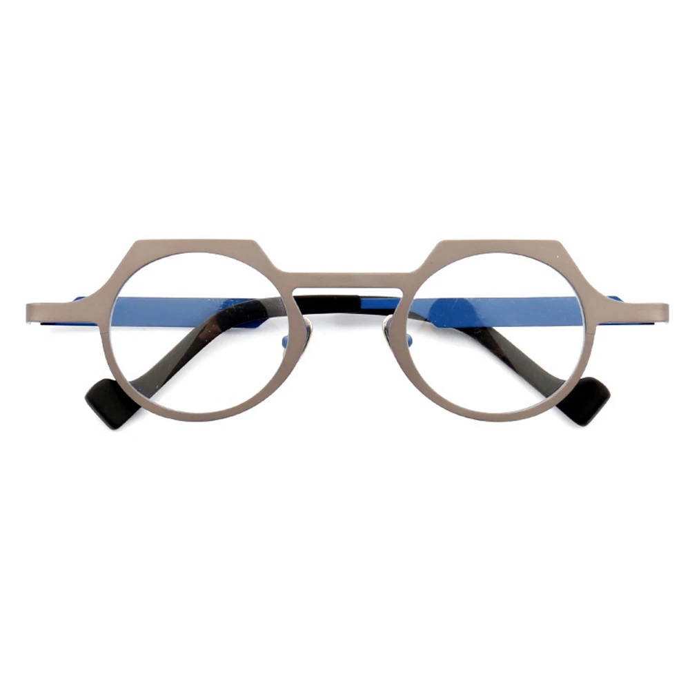 

Новинка мужские и женские модные круглые высококачественные очки из чистого титанового сплава с защитой от голубого света JDA3248