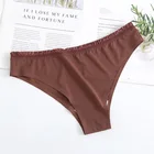 Трусы женские BANNIROU, бесшовные, из вискозы, спортивные, сексуальные, 2021, 1 шт.