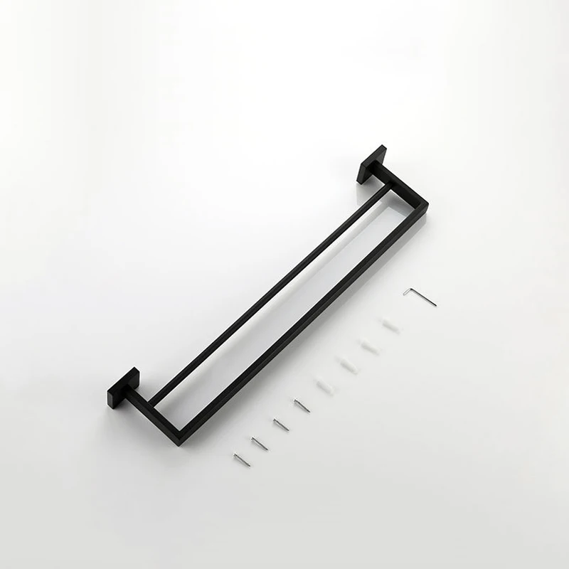 

Towel Rack Holder Stainless Steel Double Towel Bars Wall Mounted 60cm Towel Bar Bathroom Accessories Gold/Brushed/Mirror/Black