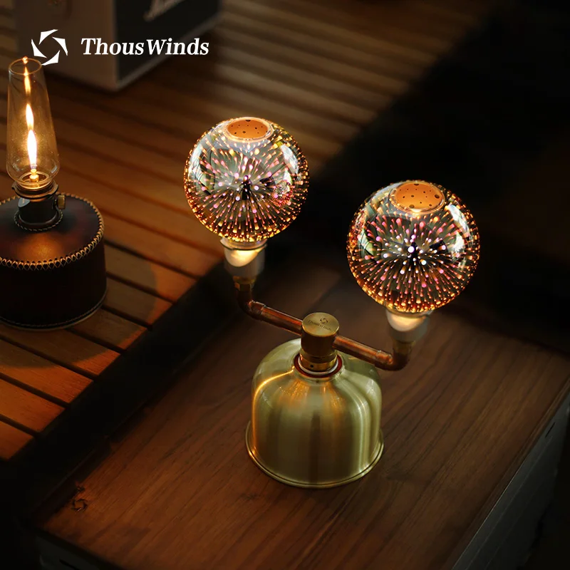 Газовый фонарь Thous Wind SP GL140 стеклянный абажур уличная лампа для кемпинга