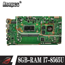 Motherboard For asus VivoBook 15 X512 X512FB-AP1203T X512F F512F X512FB X512FF X512FJ Laptop Mainboard 8GB-RAM I7-8565U V2G-GPU