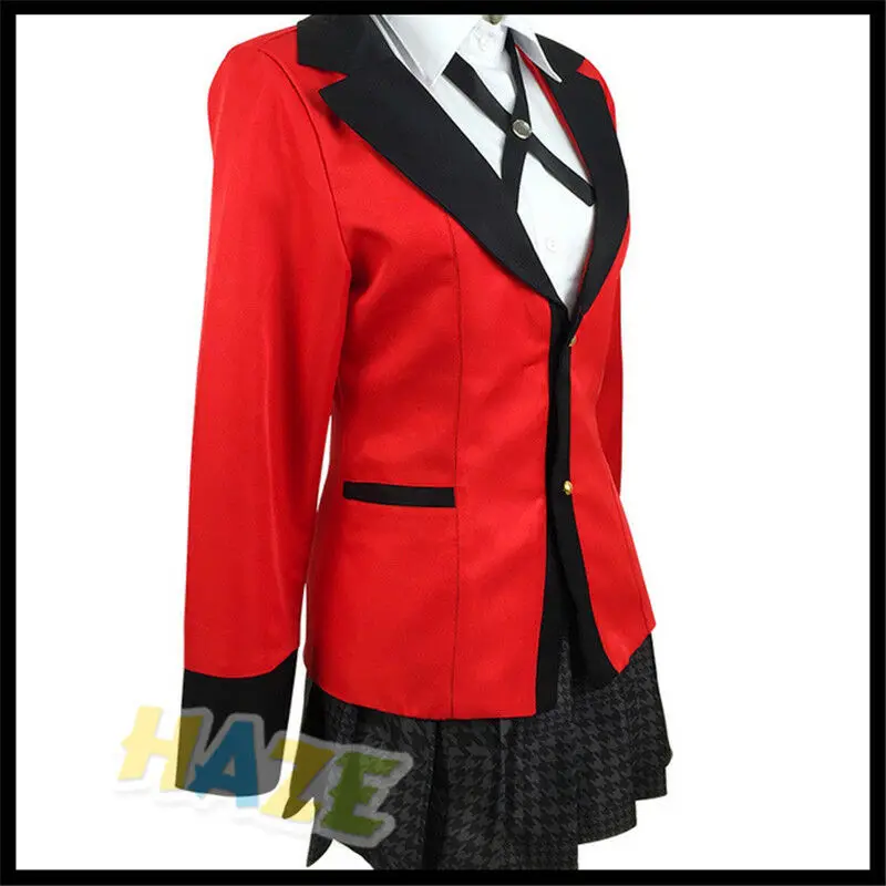 Аниме Kakegurui Gambler Yumeko Jabami Mary Saotome Косплей Костюм женский |