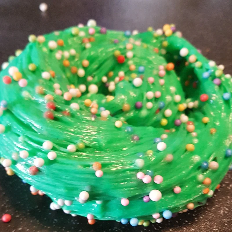 Пушистые шарики из пенопласта клеевые бусины шармы для слизи игрушки антистресс