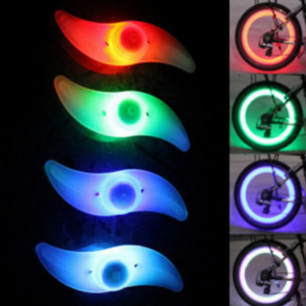 

Bicycle Wheels Lights Waterproof Bike Spoke Light LED wheel light easy to install bicycle safety warning light With Battery