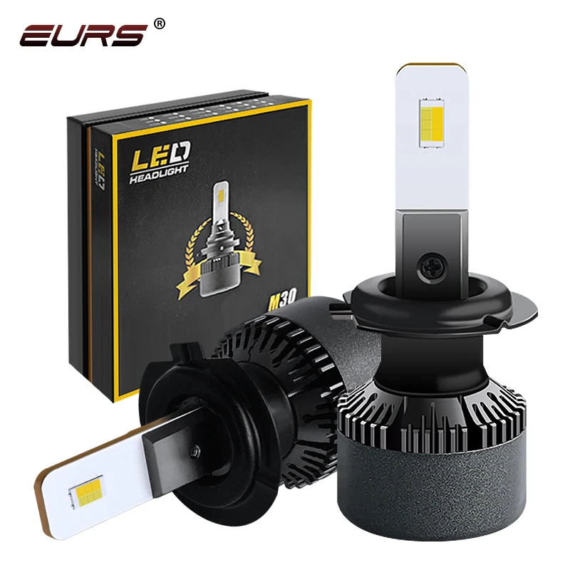 

EURS H4 H7 LED Car Headlight Bulbs 10000lm Lights H1 H8 H9 H11 3000K 4300K 6000K Headlamps Kit 9005 HB3 9006 HB4 9012 Auto Lamps