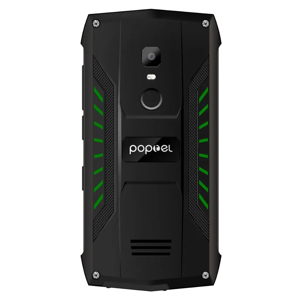 Poptel P8 5," IP68 водонепроницаемый смартфон Android 8,1 четырехъядерный мобильный телефон 2 Гб+ 16 Гб лицевая NFC 4G LTE мобильный телефон экономичный - Цвет: Зеленый