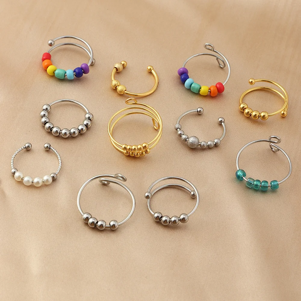 Крутое регулируемое кольцо из нержавеющей стали | Украшения и аксессуары