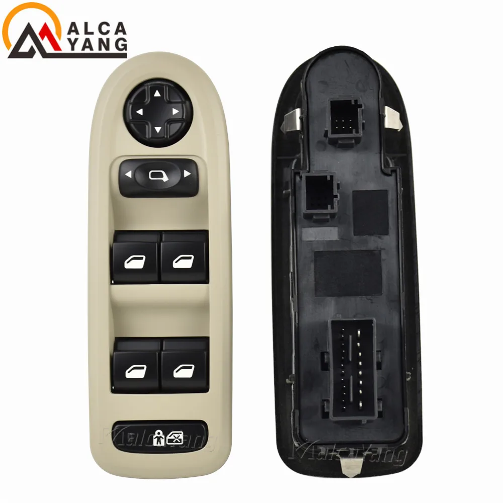 Главный выключатель окон электропитания со стороны водителя 98053439 6490.QY 96644915XT 30170396