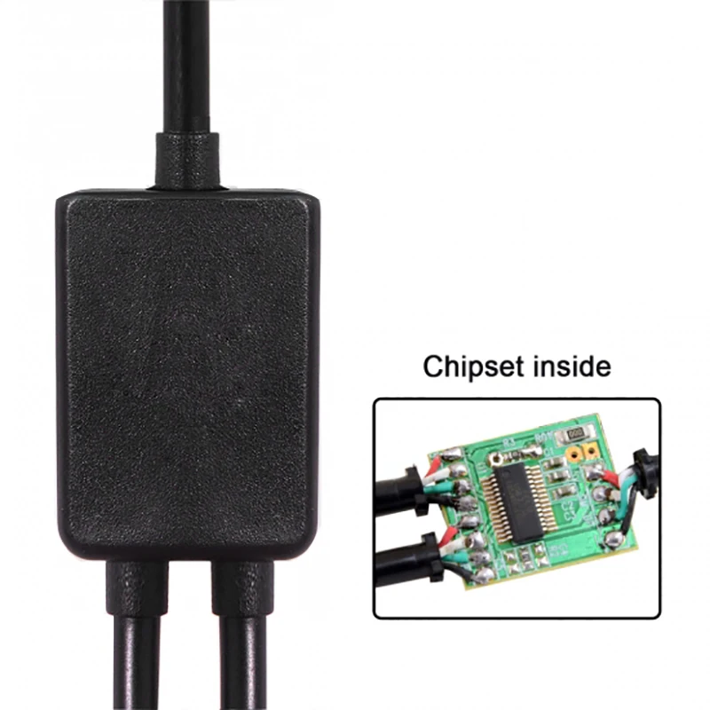 Micro-USB Женский концентратор с двумя портами к Мужской кабель для Lap Top PC & Mouse Flash Disk