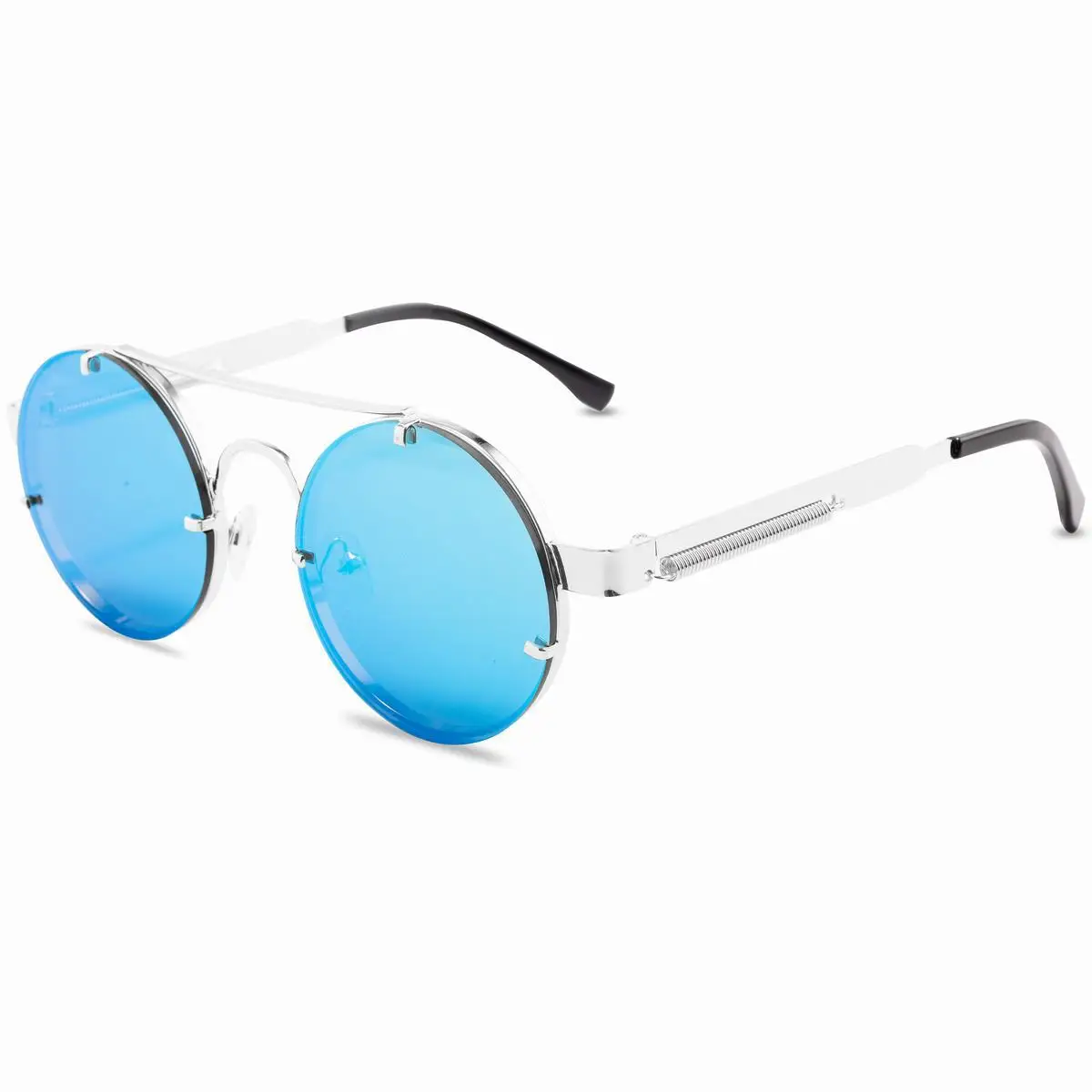 

Europe punk restoring ancient ways round frame sunglasses exquisite fashion ladies sunglasses spring lens glasses legs design