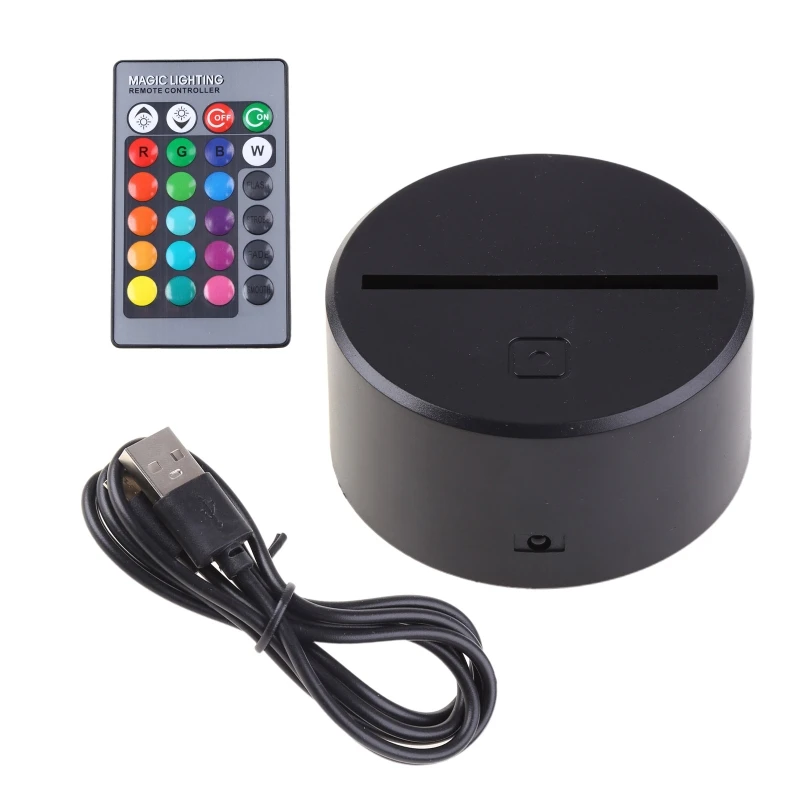 Новый простой модный стиль 3D светильник в форме хоккея с шайбой креативная