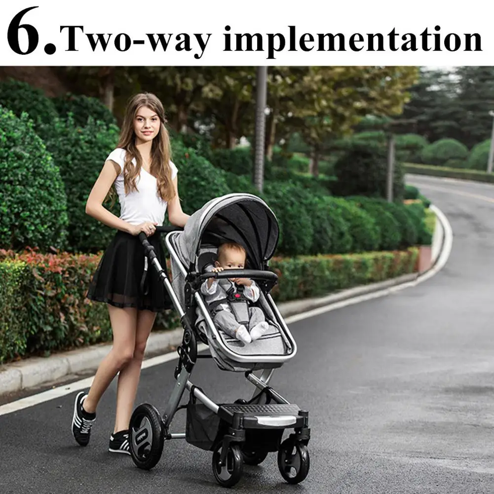 Kidlove Baby 2 в 1 детская коляска складная анти-шок складываемая коляска Высокая land-scape модная коляска