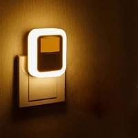 new adjustable smart night light plug in sound and light control light with switch