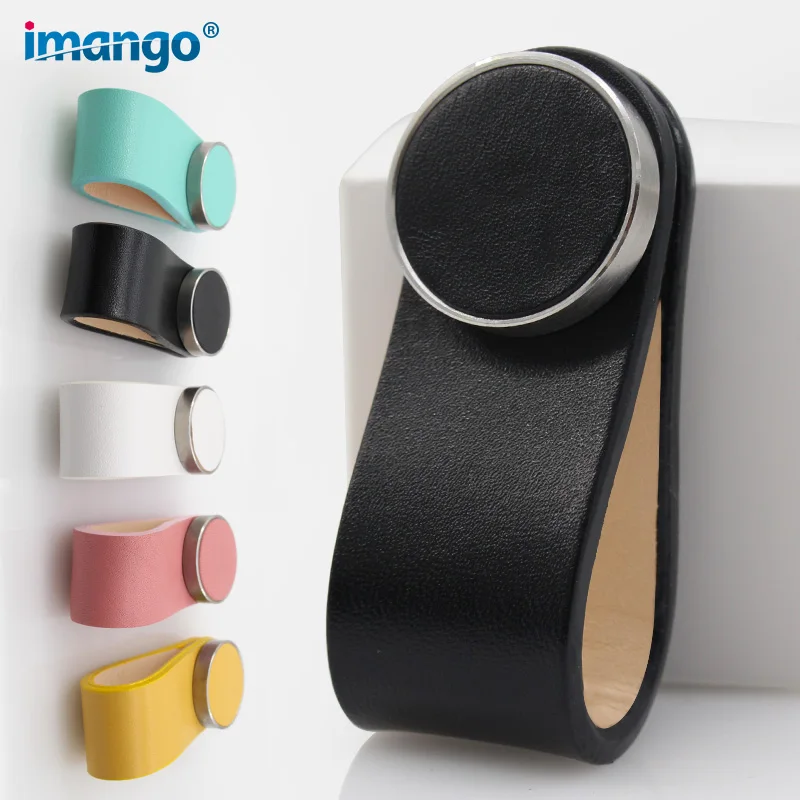 2020 двухсторонние кожаные ручки для ящика шкафа детская мебель шкаф ручка и