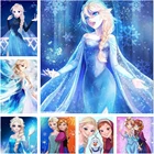Алмазная картина из мультфильма Холодное сердце Disney Aisha 5D сделай сам принцесса инкрустированная полностью Алмазная Вышивка крестом Набор для украшения дома подарок