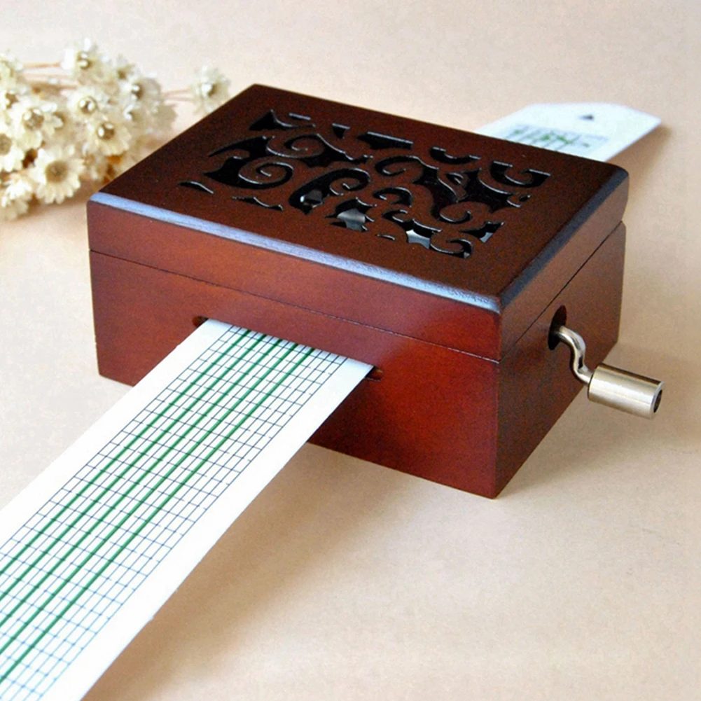 

15/30 Tones Paper Tape Accessories Compose Music Professional Blank Songs Portable Strip Gift Hand Cranked Music Box DIY Band