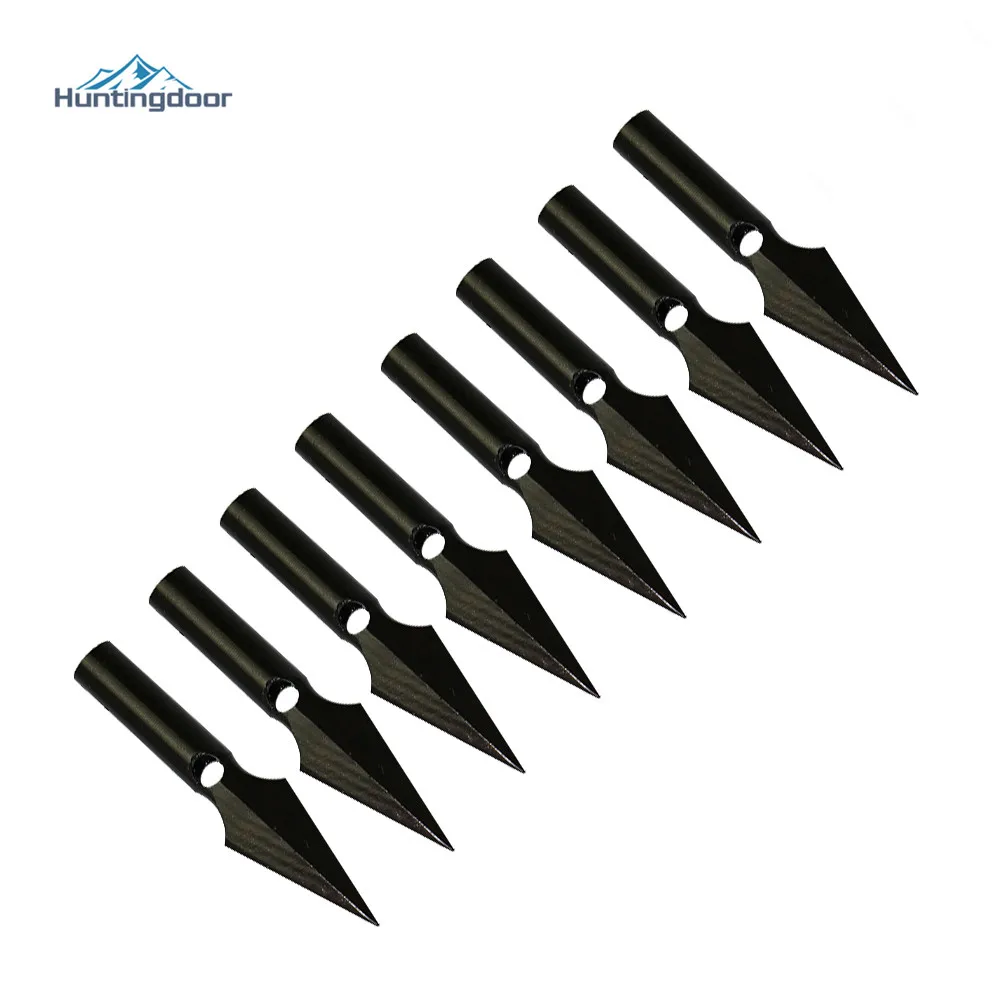 6 шт. длинные 1 отверстие наконечники стрелы высокое качество из стали для
