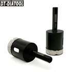 Коронки алмазное сверло, отверстие дюйма, 2 шт., диаметр 32 мм, шестигранный хвостовик для сверления керамической плитки, для гранита, мрамора