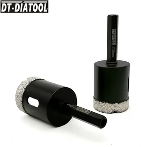 Коронки алмазное сверло, отверстие дюйма, 2 шт., диаметр 32 мм, шестигранный хвостовик для сверления керамической плитки, для гранита, мрамора