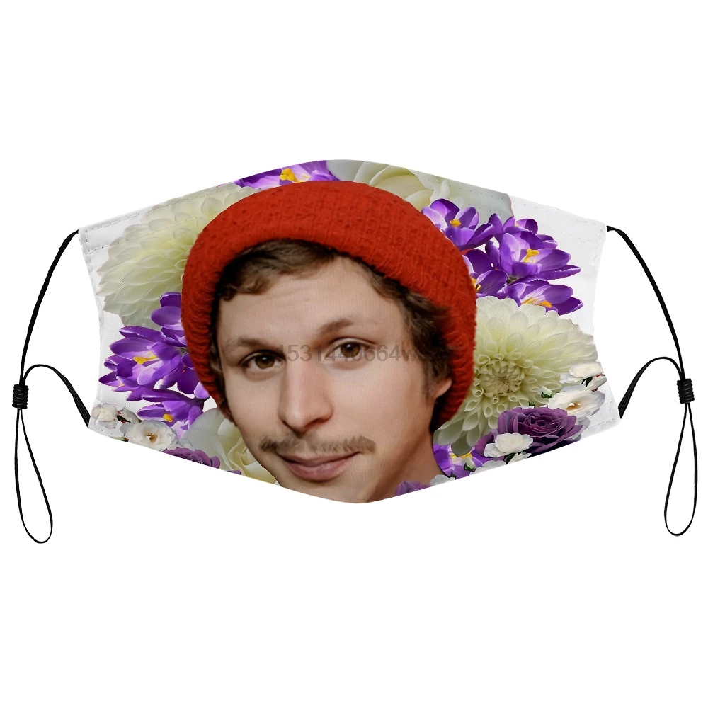 Пылезащитная маска с фильтром michael cera Цветочная шляпа усами крутой причудливый