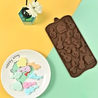 1pc silicone mold for musical instruments violin piano and musical notes shape ornaments fudge chocolate mold cake decoration