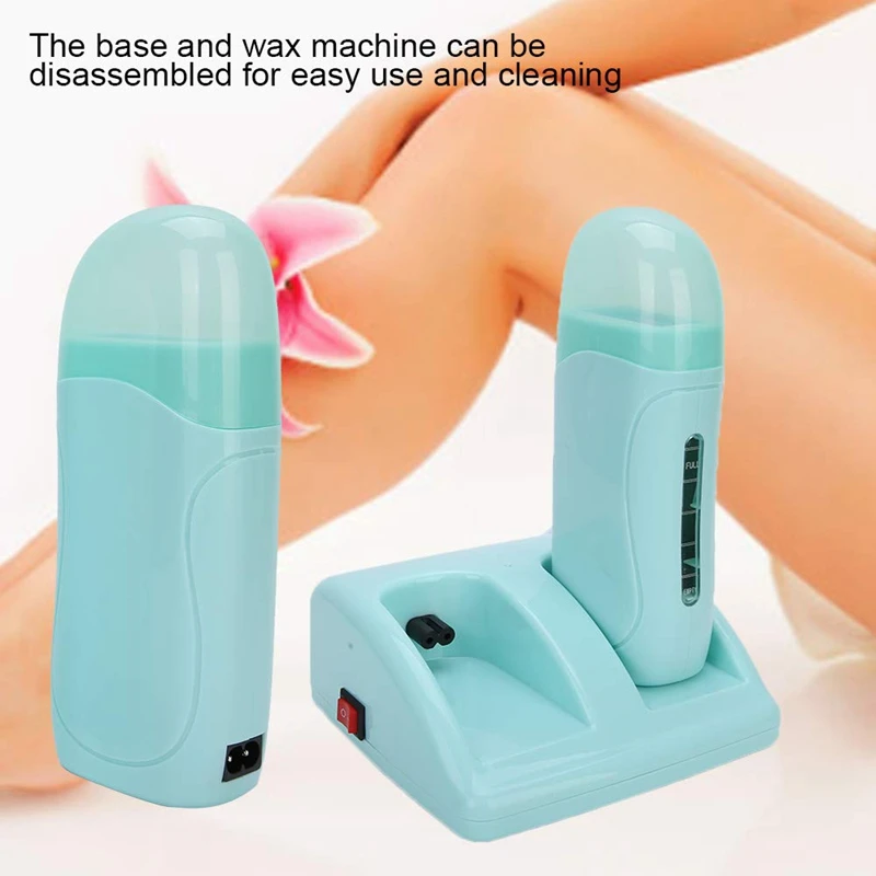 Hair Removal Wax Heater Rolling Professional Double Warm-Up Machine with Base EU Plug | Красота и здоровье